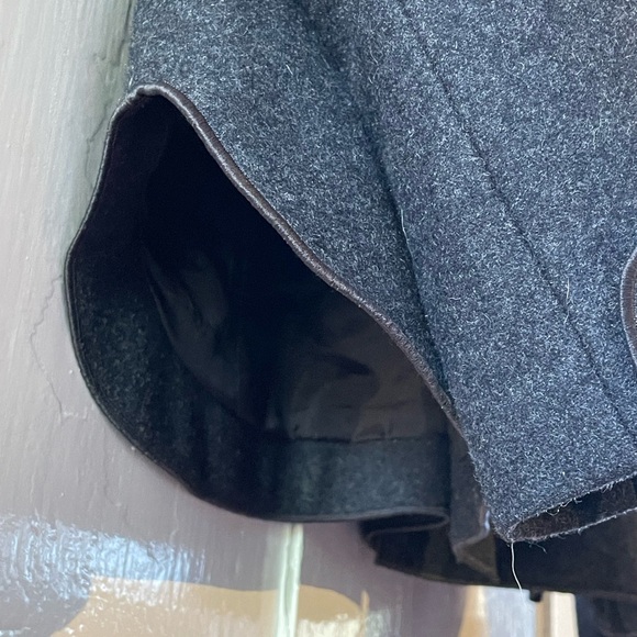 40s Western style Harve Bernard charcoal wool jacket size 6 - Picture 6 of 7